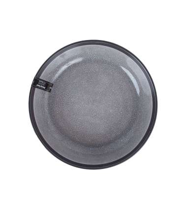 Taldrik RITA D19xH5cm, must/hall