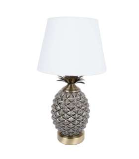 Laualamp ANANAS H45cm, tumehall