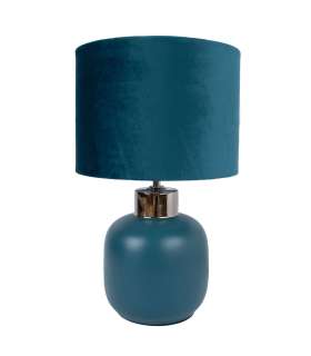 Laualamp FLAR H40cm, kuppel: sinine, jalg: sinine keraamika