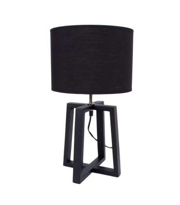 Laualamp WOODEN H44,5cm, tumehall