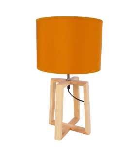 Laualamp WOODEN H44,5cm, ooker