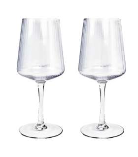 Veinipokaalid 2tk STRIPE POLAR H21,7cm 390ml, läbipaistev