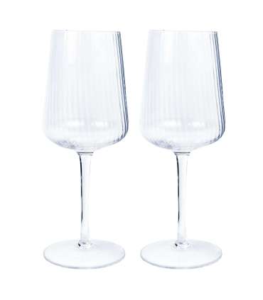 Veinipokaalid 2tk STRIPE POLAR H23,7cm 550ml, läbipaistev