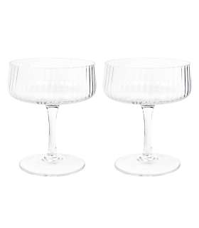 Vahuveinipokaalid 2tk STRIPE POLAR H12cm