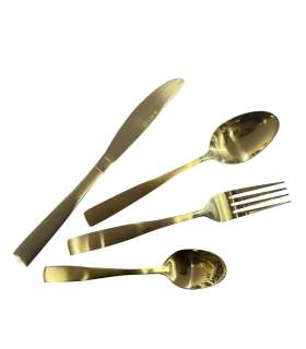 Söögiriistad DUNE 24-osa, kuldne