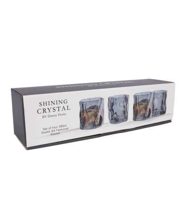 Joogiklaas SHINING 280ml, hõbedane