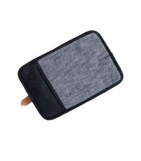 Ahjukinnas ANNELI tumehall tekstiil