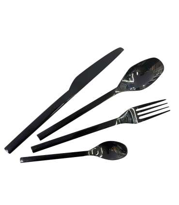 Söögiriistad DUNE 24-osa, must