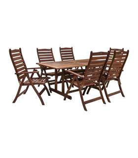 Aiamööblikomplekt VENICE laud, 6 tooli