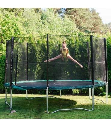 Батут с сеткой безопасности D366см