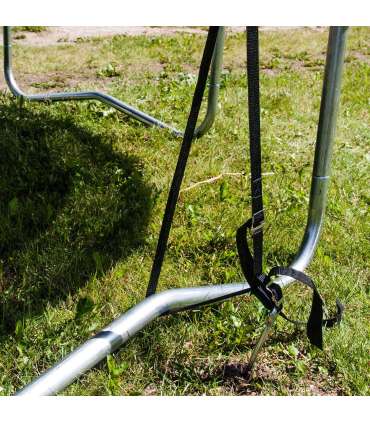 Батут с сеткой безопасности D366см