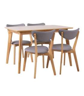 Söögilauakomplekt JONNA 4-tooliga