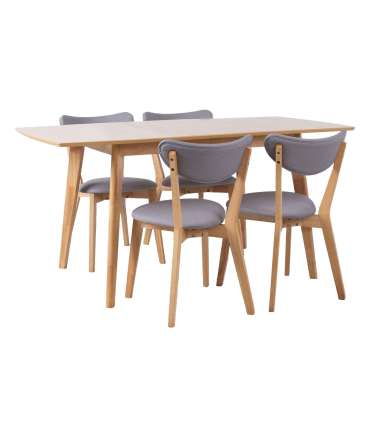 Söögilauakomplekt JONNA 4-tooliga