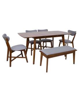 Söögilauakomplekt JESPER 4-tooli ja ping