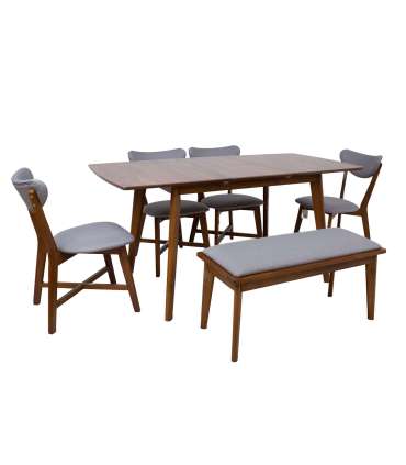 Söögilauakomplekt JESPER 4-tooli ja ping