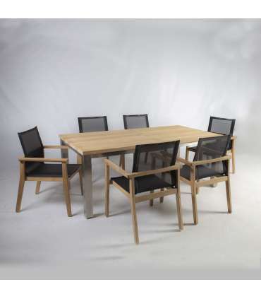 Söögilauakomplekt NAUTICA 8 tooliga