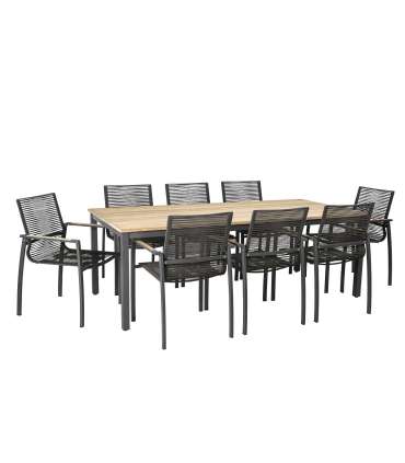 Söögilauakomplekt MONTANA 8-tooliga