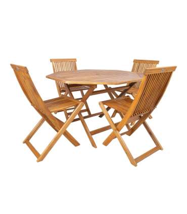 Aiamööblikomplekt FINLAY laud ja 4 tooli