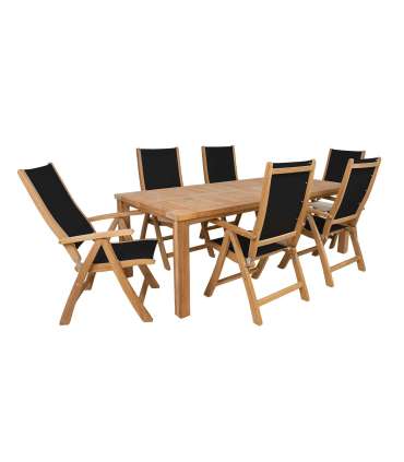 Söögilauakomplekt BALI 6-kokkupandava to