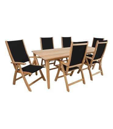 Söögilauakomplekt MALDIVE 6-kokkupandava