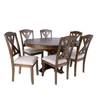 Söögilauakomplekt JAMES 6-tooliga