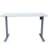 Töölaud ERGO 1-mootoriga 140x70xH71-121cm, valge, melamiinplaat