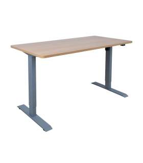 Письменный стол ERGO с 1 мотором 140x70см, клен