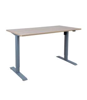 Письменный стол ERGO с 1 мотором 140x70см, гикори