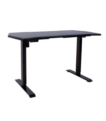 Mängurilaud GAMER 1-mootoriga 140x70xH71-121cm, must