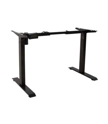 Mängurilaud GAMER 1-mootoriga 140x70xH71-121cm, must