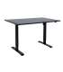 Töölaud ERGO 1-mootoriga 140x80xH71-121cm, must