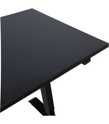 Töölaud ERGO 1-mootoriga 140x80xH71-121cm, must