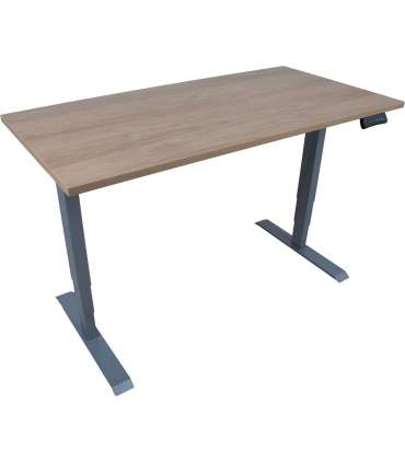 Письменный стол ERGO с 2-мя моторами 140x70см, гикори