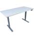 Письменный стол ERGO с 2-мя моторами 160x80см, серо-белый