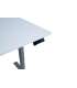 Письменный стол ERGO с 2-мя моторами 160x80см, серо-белый