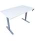 Письменный стол ERGO с 2-мя моторами 140x80см, серовато белый