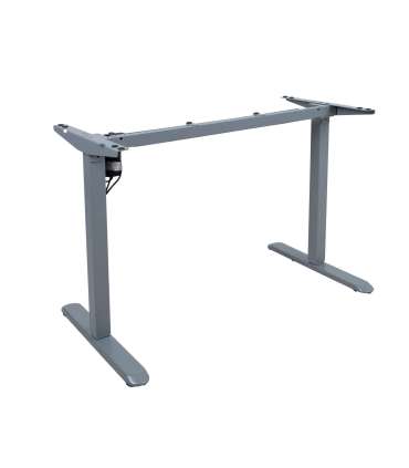 Töölaud ERGO LIGHT 1-mootoriga 120x60xH73-118cm, tamm/hõbehall