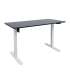 Töölaud ERGO LIGHT 1-mootoriga 120x60xH73-118cm, must/valge
