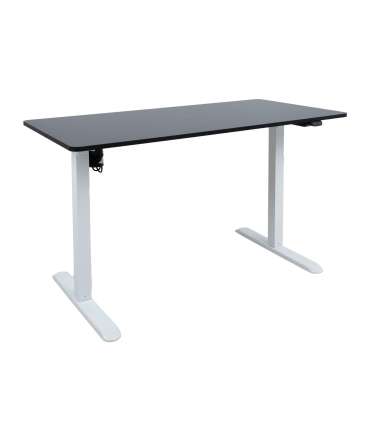 Töölaud ERGO LIGHT 1-mootoriga 120x60xH73-118cm, must/valge