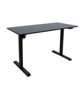 Töölaud ERGO LIGHT 1-mootoriga 120x60xH73-118cm, must