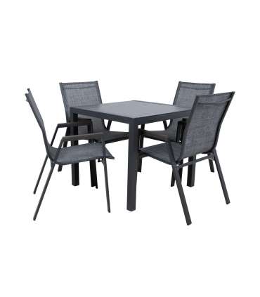 Aiamööblikomplekt DELGADO laud ja 4 tool