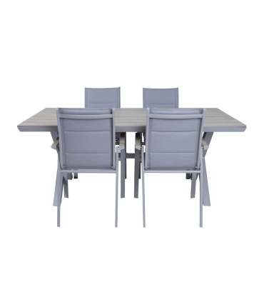 Aiamööblikomplekt CORINNA laud ja 4 tooli