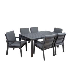 Aiamööblikomplekt TOMSON laud ja 6 tooli