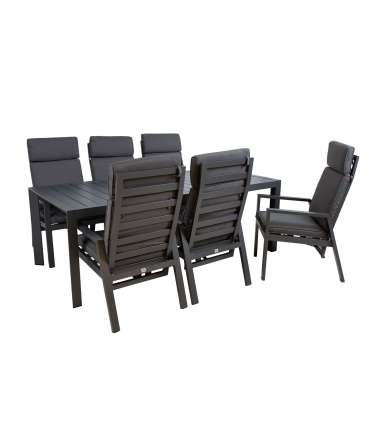 Aiamööblikomplekt TOMSON laud ja 6 tooli