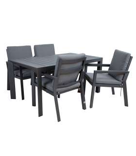 Aiamööblikomplekt TOMSON laud ja 4 tooli