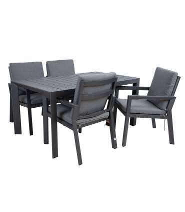 Aiamööblikomplekt TOMSON laud ja 4 tooli