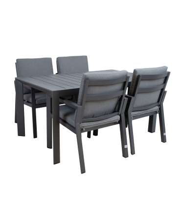 Aiamööblikomplekt TOMSON laud ja 4 tooli