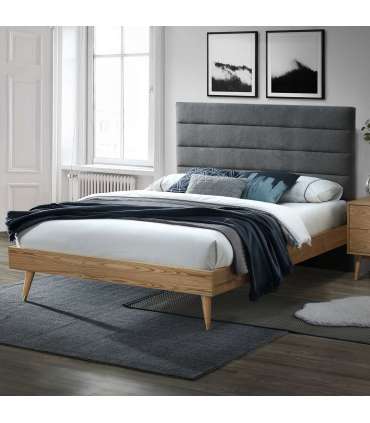 Voodi ROMAN madratsiga HARMONY TOP 160x200cm, hall