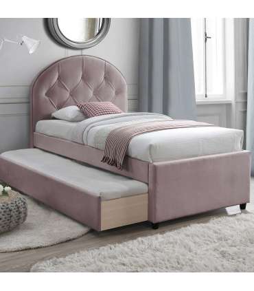 Voodi LARA 90x200cm, kahe madratsiga HAR