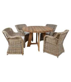 Söögilauakomplekt KATALINA 4-tooliga